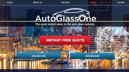Auto Glass One website Auto Glass One website